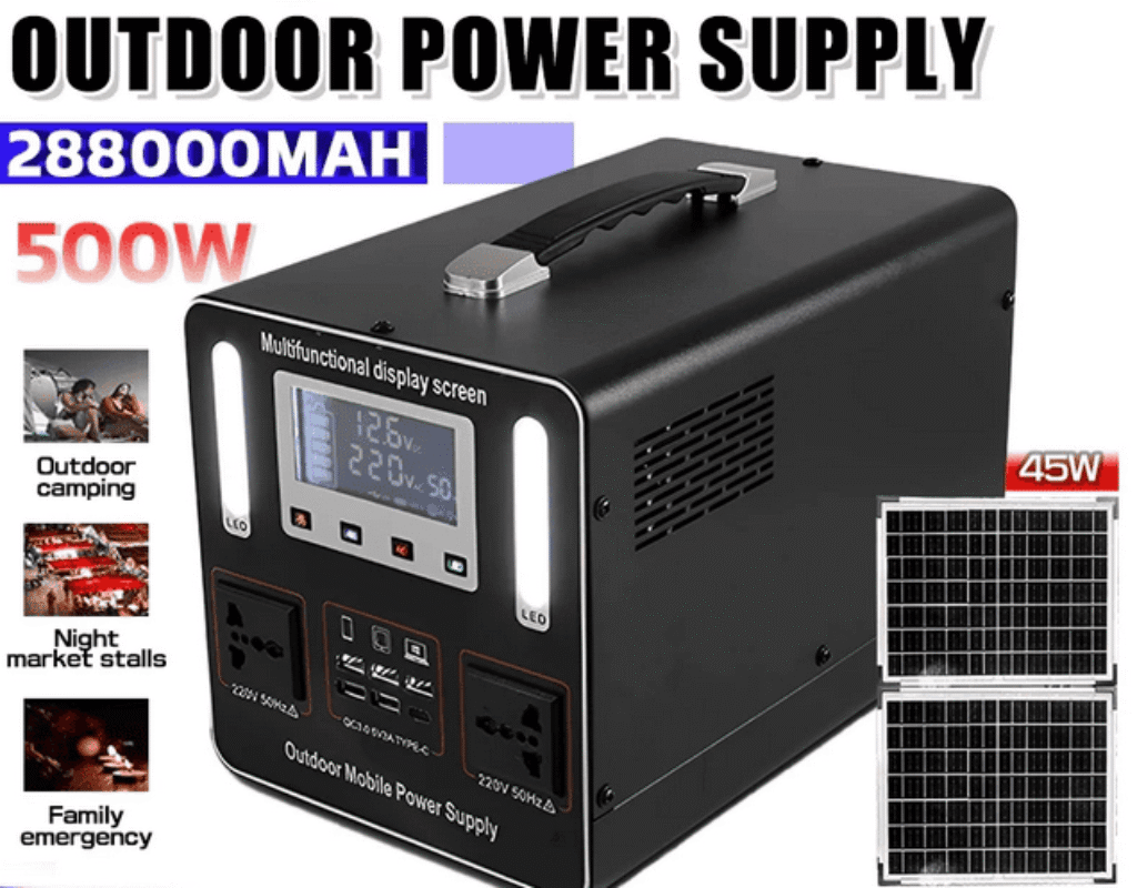 Panduan Lengkap Portable Power Station 500W 288000 mAh AC 220 V