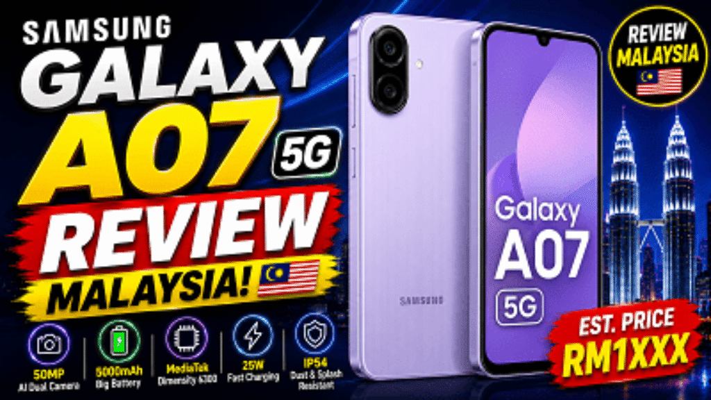Samsung Galaxy A07 review malaysia harga murah