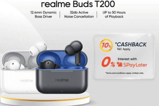 realme Buds T200 Review TWS