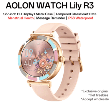 Aolon Lily R3 Review Smartwatch Wanita