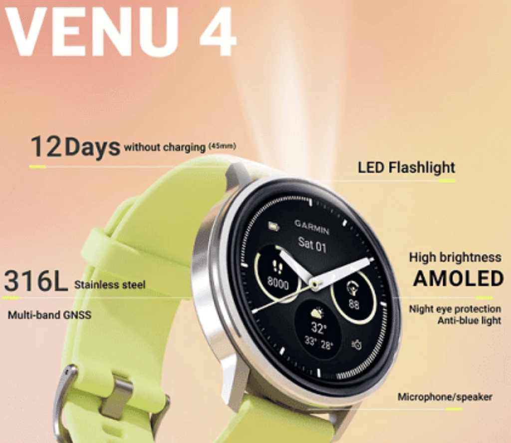 Garmin Venu 4 Review: Smartwatch