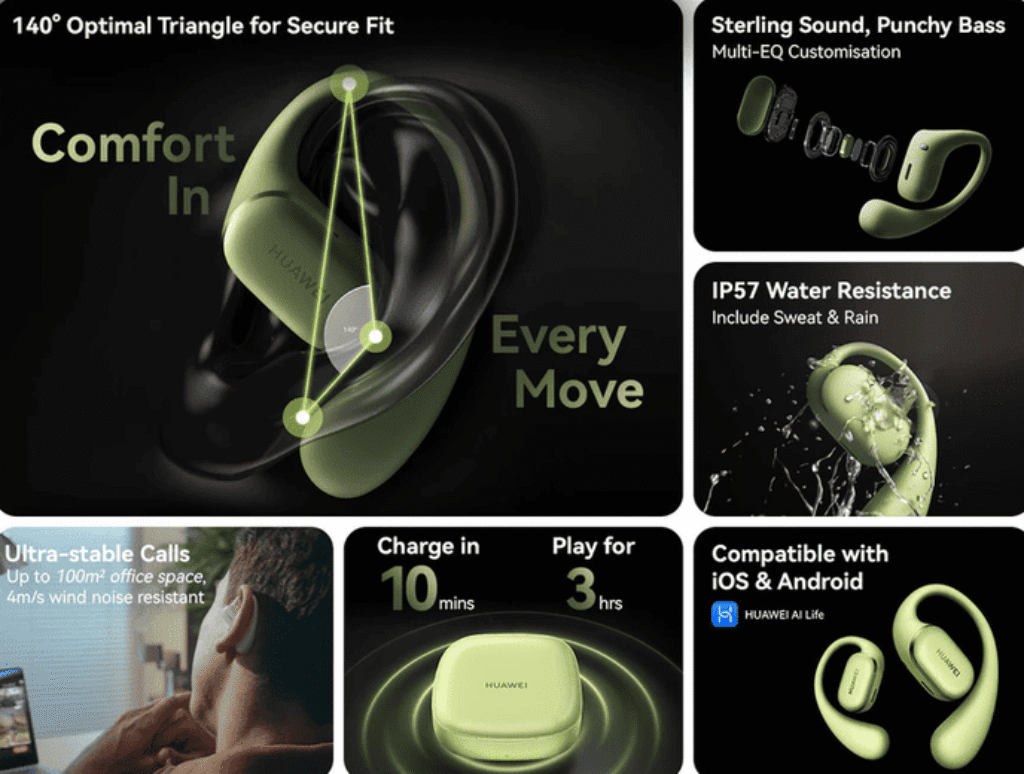 HUAWEI FreeArc Review malaysia 2025 price in earphone earbuds