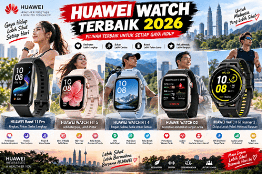 HUAWEI Watch Terbaik 2026 di Malaysia