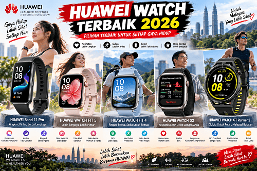 HUAWEI Watch Terbaik 2026 di Malaysia