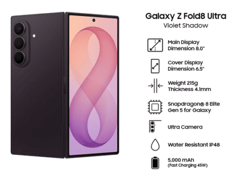Samsung Galaxy Z Fold 8 Ultra Review Malaysia 2026 price in harga di specs
