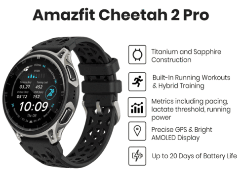 Amazfit Cheetah 2 Pro Review Malaysia 2026 price in harga di specs