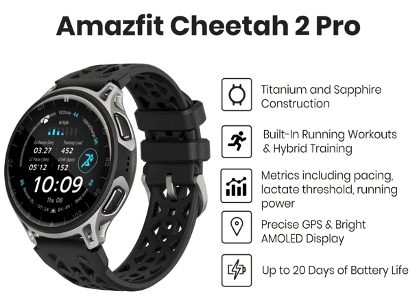 Amazfit Cheetah 2 Pro Review Malaysia 2026 price in harga di specs