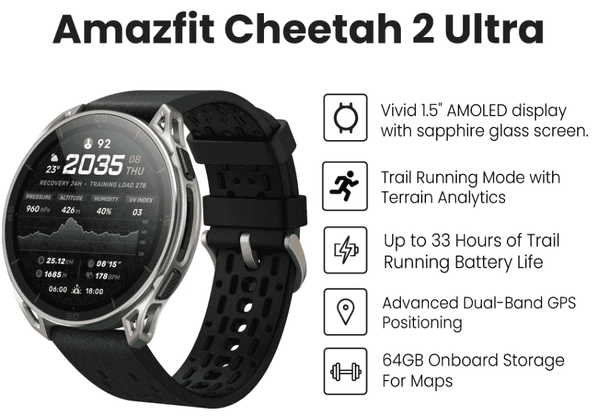 Amazfit Cheetah 2 Ultra Review Malaysia 2026 price in harga di specs