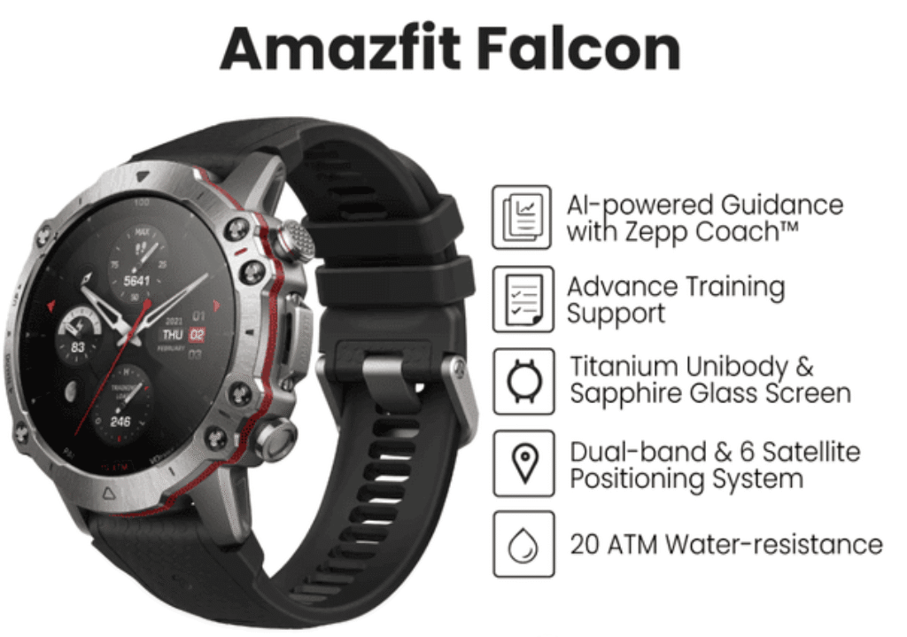 Amazfit Falcon Review Malaysia 2026 price in harga di specs