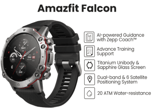 Amazfit Falcon Review Malaysia 2026 price in harga di specs