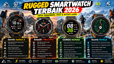 Rugged Smartwatch Terbaik 2026 Best Rugged Smartwatches Guide