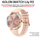 Aolon Lily R3 Review: Smartwatch Wanita Elegan Dengan Bluetooth Calling, Pemantauan Kesihatan & Harga Bawah RM100, Berbaloi Dibeli?