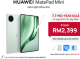HUAWEI MatePad Mini Review: Tablet Kompak Premium Dengan Skrin 8.8 Inci, Stylus & Bateri Tahan Lama – Alternatif Terbaik iPad Mini?