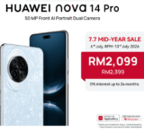 HUAWEI nova 14 Review: Kamera Selfie 50MP, 100W SuperCharge & Rekaan Premium — Midrange Paling Bergaya Tahun Ini?