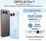 OPPO A7 Pro 5G Review Malaysia: 8,000mAh, AMOLED 120Hz & IP69K – Berbaloi Beli Pada RM1,699?